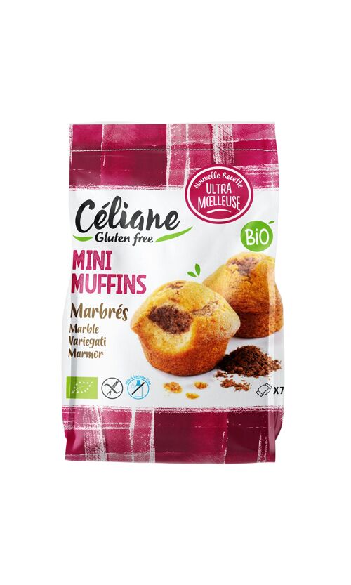 Mini muffins marbrés sans gluten Céliane
