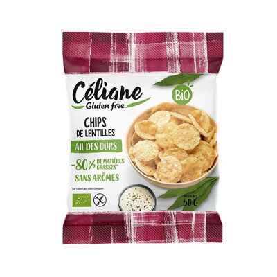 Wild garlic crisps without gluten Céliane