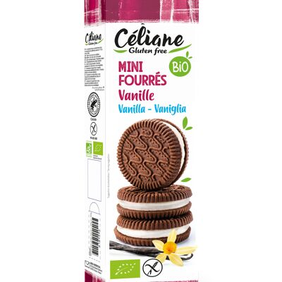 Mini biscuits fourrés vanille sans gluten Céliane