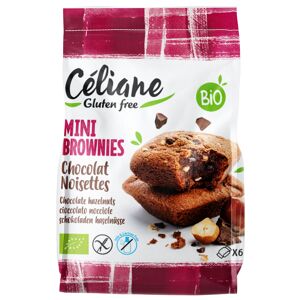 Brownies chocolat noisettes sans gluten Céliane