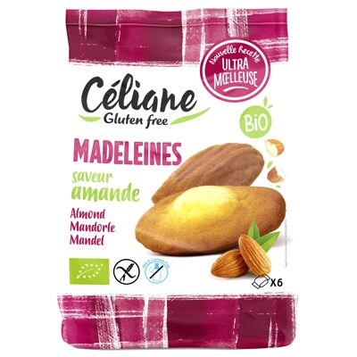 Gluten-free almond madeleines Céliane