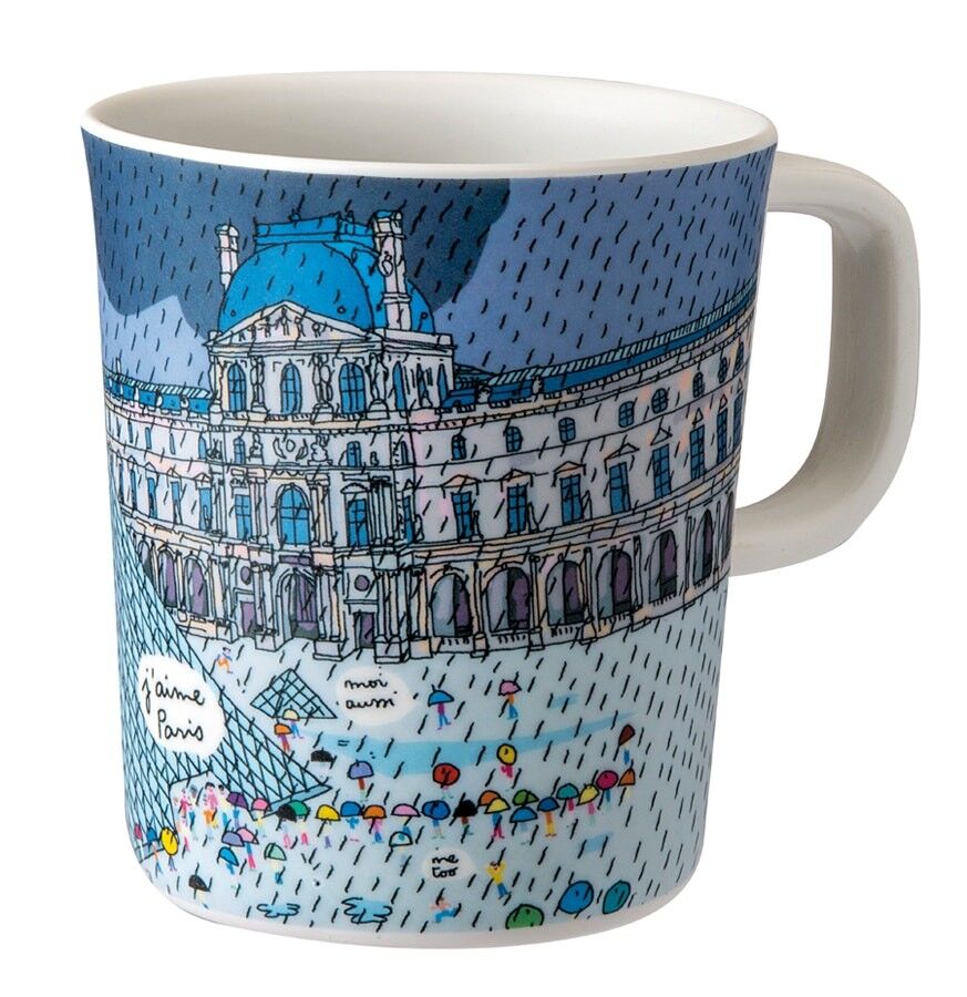 TAZZA PARIGI ''MUSEO DEL LOUVRE''