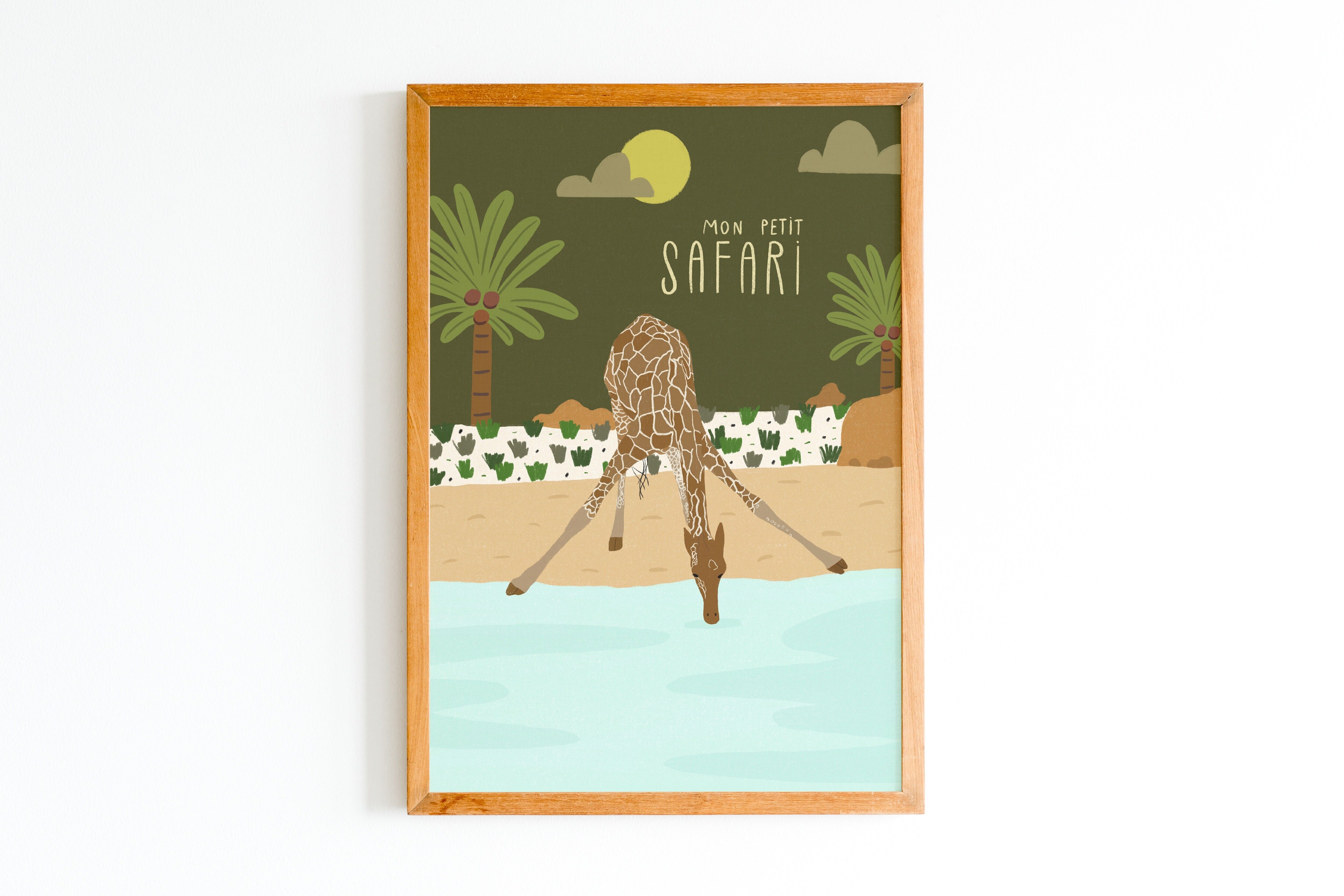 Kinderposter meine kleine Safari