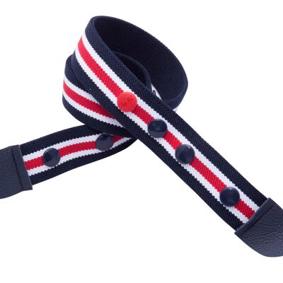 Clip.Ho woman / blue / white / red