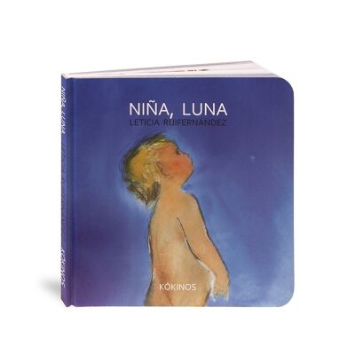 Libro infantil: Niña, luna