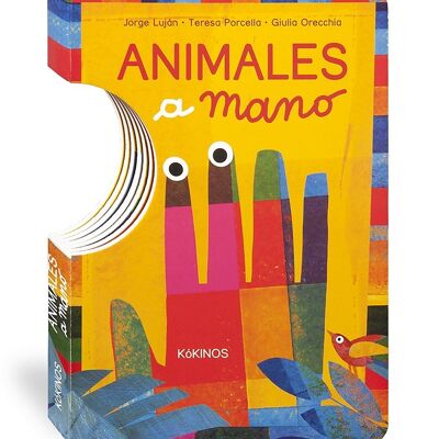Livre pour enfants : Les animaux à la main