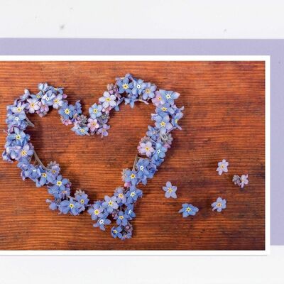 Photo Card Flower Heart