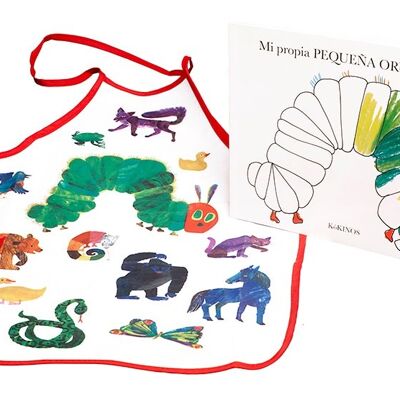 Children's book: The little gluttonous caterpillar to paint