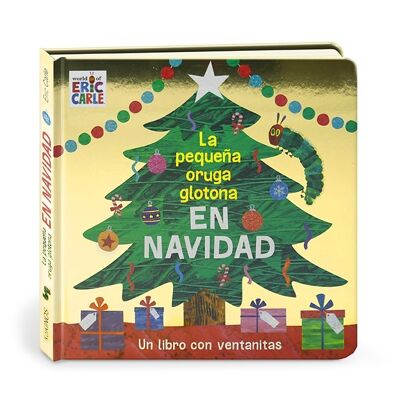 Libro infantil: La pequeña oruga glotona en Navidad