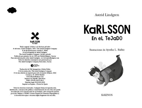 Libro infantil: Karlsson en el tejado