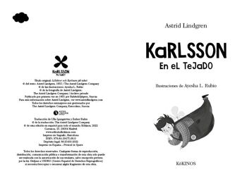 Livre pour enfants : Karlsson sur le toit 1