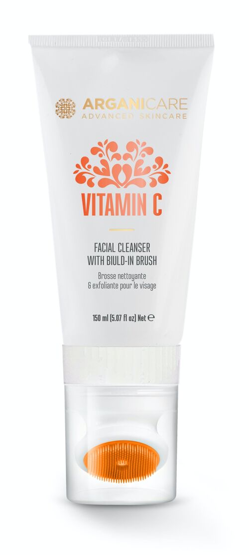 Nettoyant visage avec brosse - Vitamine C