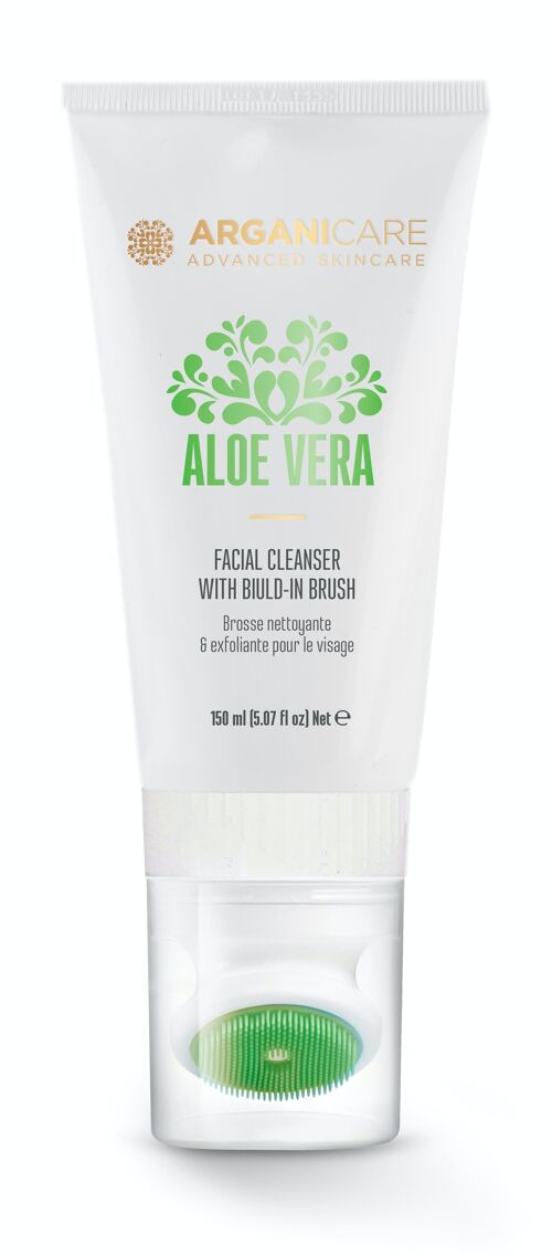 Nettoyant visage avec brosse - Aloe Vera