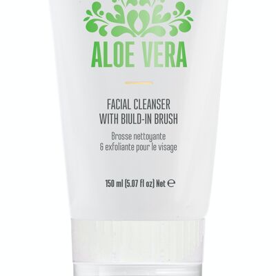 Facial cleanser with brush - Aloe Vera