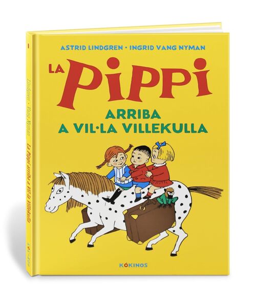 Libro infantil: La Pippi arriba a Vil·la Villekulla