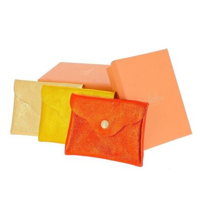 LOT - Budapester Box und Beutel - schillernde Farbe - 1 Tasche