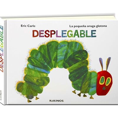 Livre pour enfants : Dépliant La petite chenille gloutonne