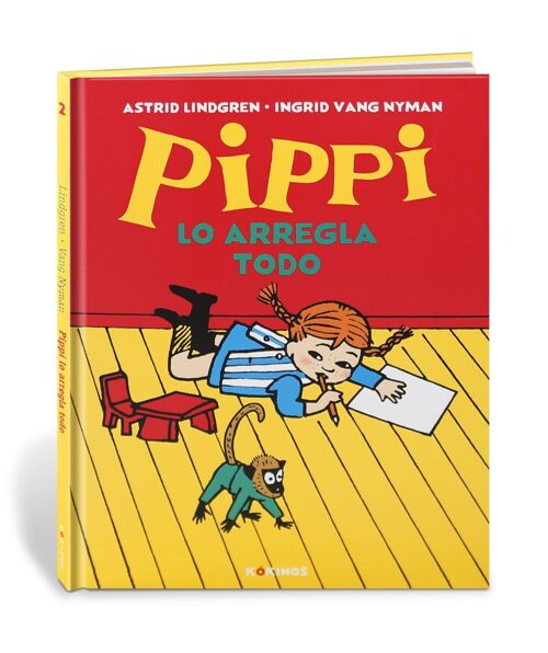 Libro infantil: Pippi lo arregla todo