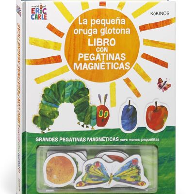 Kinderbuch: Das kleine gefräßige Raupenbuch mit Magnetstickern