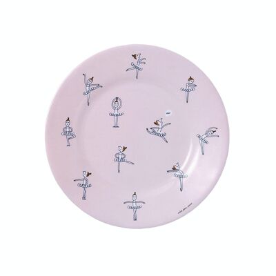 PLATO POSTRE LES BALLERINAS ''ALL OVER'' Ø20 cm