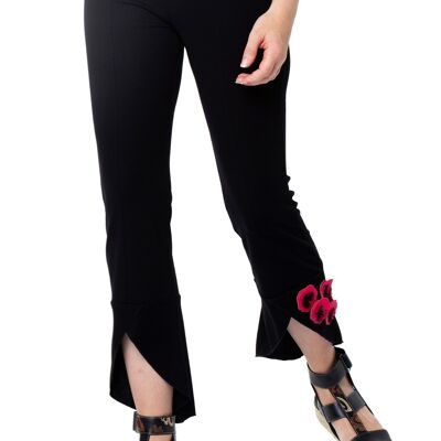 pantalon femme PANTALÓN LARGO NEGRO DE MUJER "OMBRE"