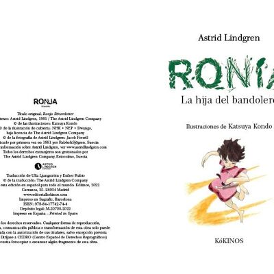 Children's book: Ronia the bandit's daughter