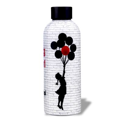 Borraccia Graffiti Dual di Banksy - Bambina con palloncini volanti