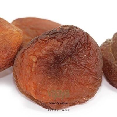 DRIED FRUITS / Brown Apricot - Whole - Caliber 2 - TURKEY - 12.5 kg - Organic* & Fair Trade (*Certified Organic by FR-BIO-10)