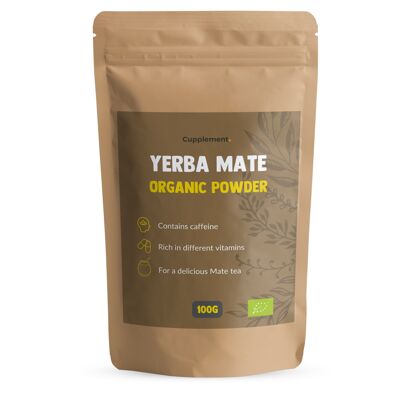 Complemento | Yerba Mate 100 grammi | Biologico | Spedizione gratuita | Polvere di altissima qualità