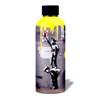 Borraccia Graffiti Dual di Banksy - I graffiti sono un crimine