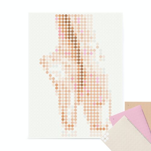 Pixelart-Set mit Klebepunkten - pointe 30x40 cm