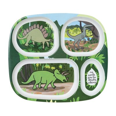 TRAY WITH 4 COMPARTMENTS THE DINOSAURS