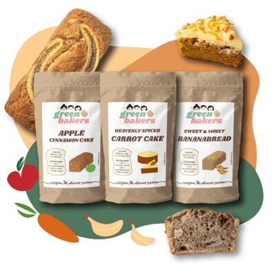 Baking package with bestselling baking mixes