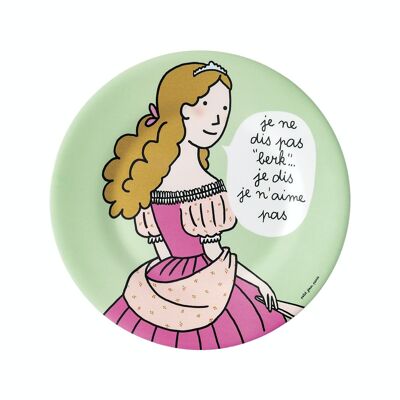 PRINCESS DESSERT PLATE "I'M NOT SAYING BERK...." Ø 20cm