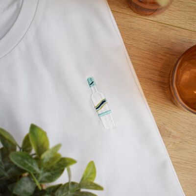 Embroidered T-shirt - Pastille Mint