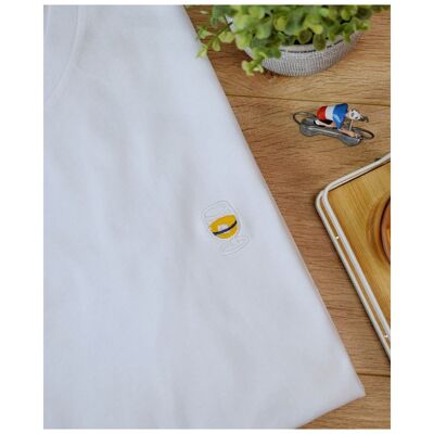 Embroidered T-shirt - Pastis