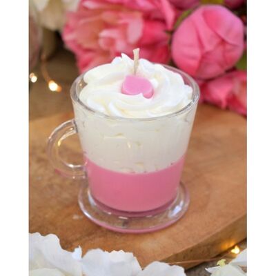 Cup candle 160 gr candy apple
