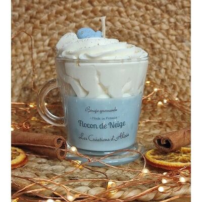 Cup candle 160 gr Snowflake