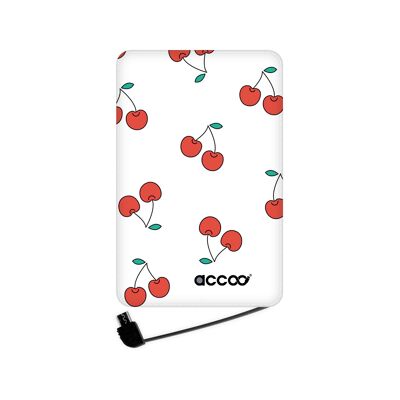 Batterie externe Modèle M - Design Cherry