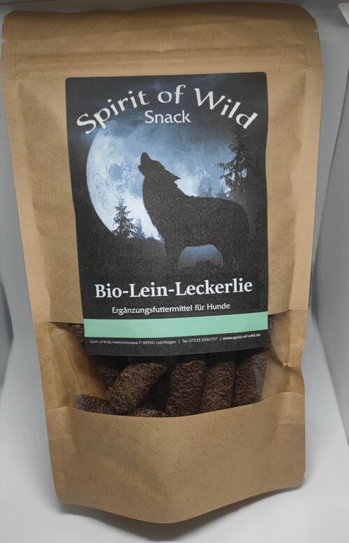 Spirit of Wild Snack Bio-Lein Leckerlie 250g