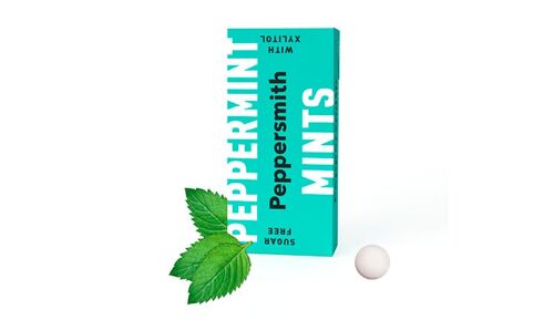 MINTS: ENGLISH PEPPERMINT XYLITOL MINTS - 12 X 15G POCKET PACKS