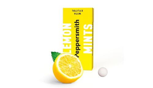 MINTS: SICILIAN LEMON FLAVOUR XYLITOL MINTS - 12 X 15G POCKET PACKS