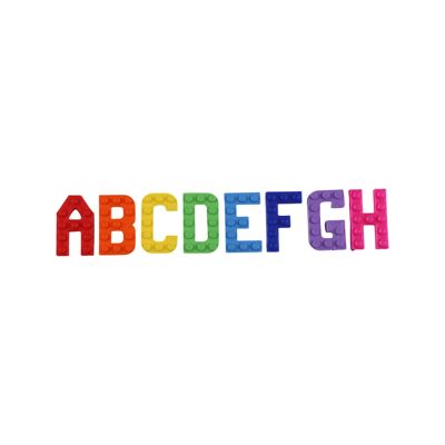 Cake Letters Compatible with LEGO® Bricks
