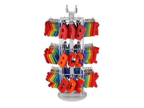 Chunky Keyring Letters Set Compatible with LEGO® Bricks