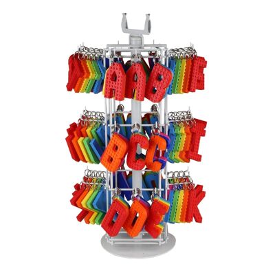 Klobiges Schlüsselanhänger-Buchstaben-Set, kompatibel mit LEGO® Steinen