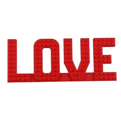 LOVE Wall Sign Compatible with LEGO® Bricks
