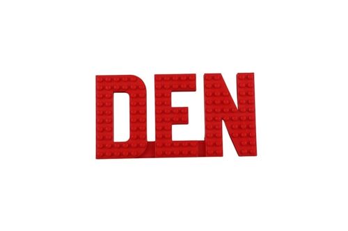 DEN Wall Sign Compatible with LEGO® Bricks