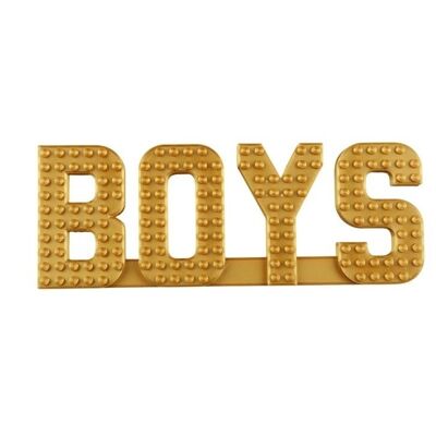 BOYS Wall Sign Compatible with LEGO® Bricks