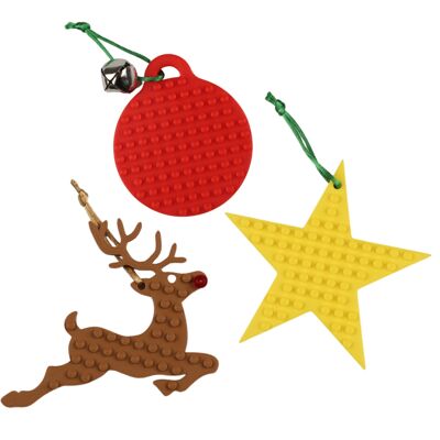 Large Tree Decorations - Pack 2 Compatible with LEGO® Bricks