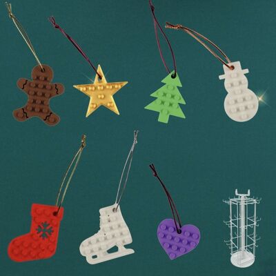 Small Tree Decorations Compatible with LEGO® Bricks